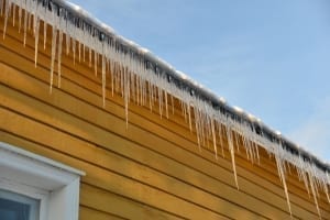 Painting in cold weather - icicles
