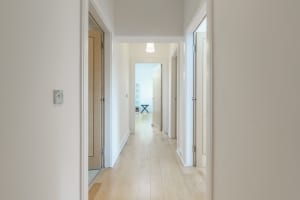 hallway with natural light