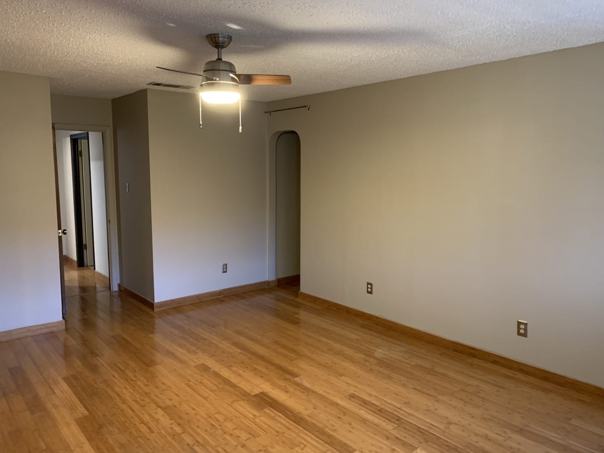 repainted master bedroom