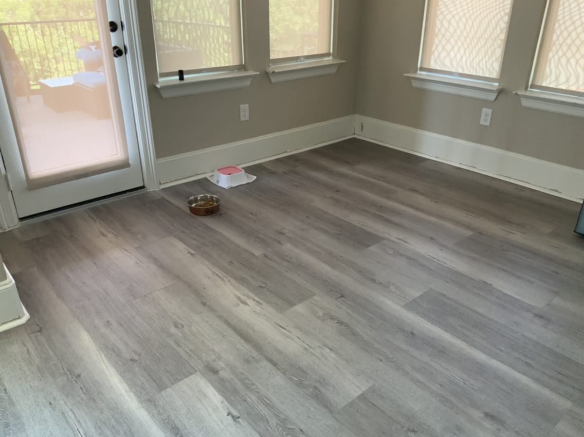 Painted Baseboards with Wood Floors SurePRO Painting
