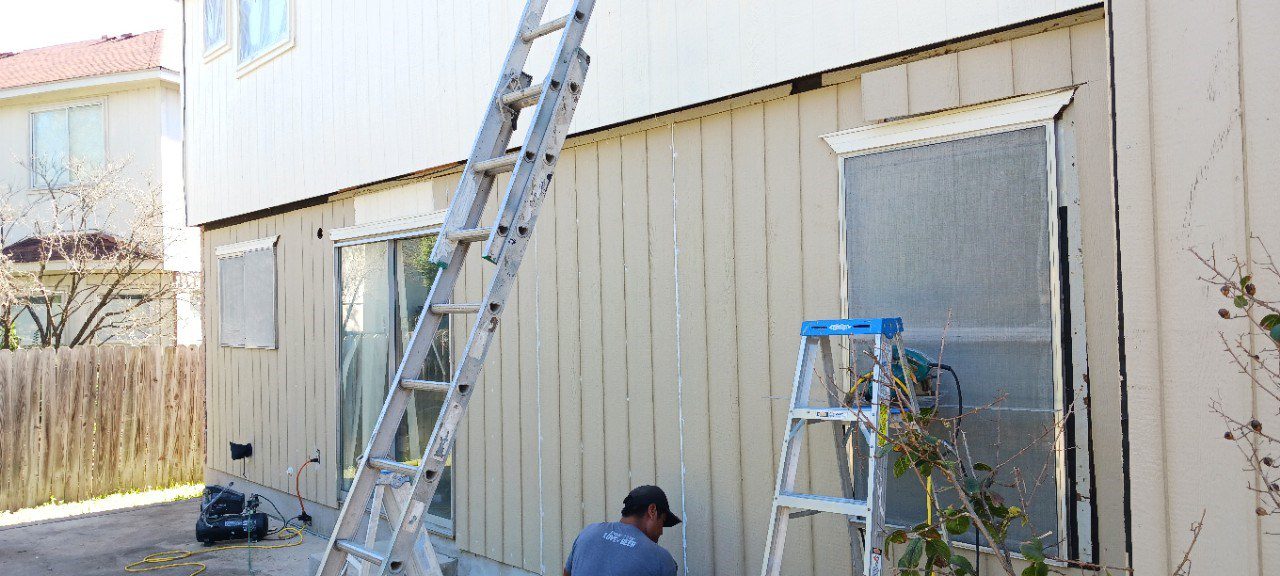 installing and prepping new siding