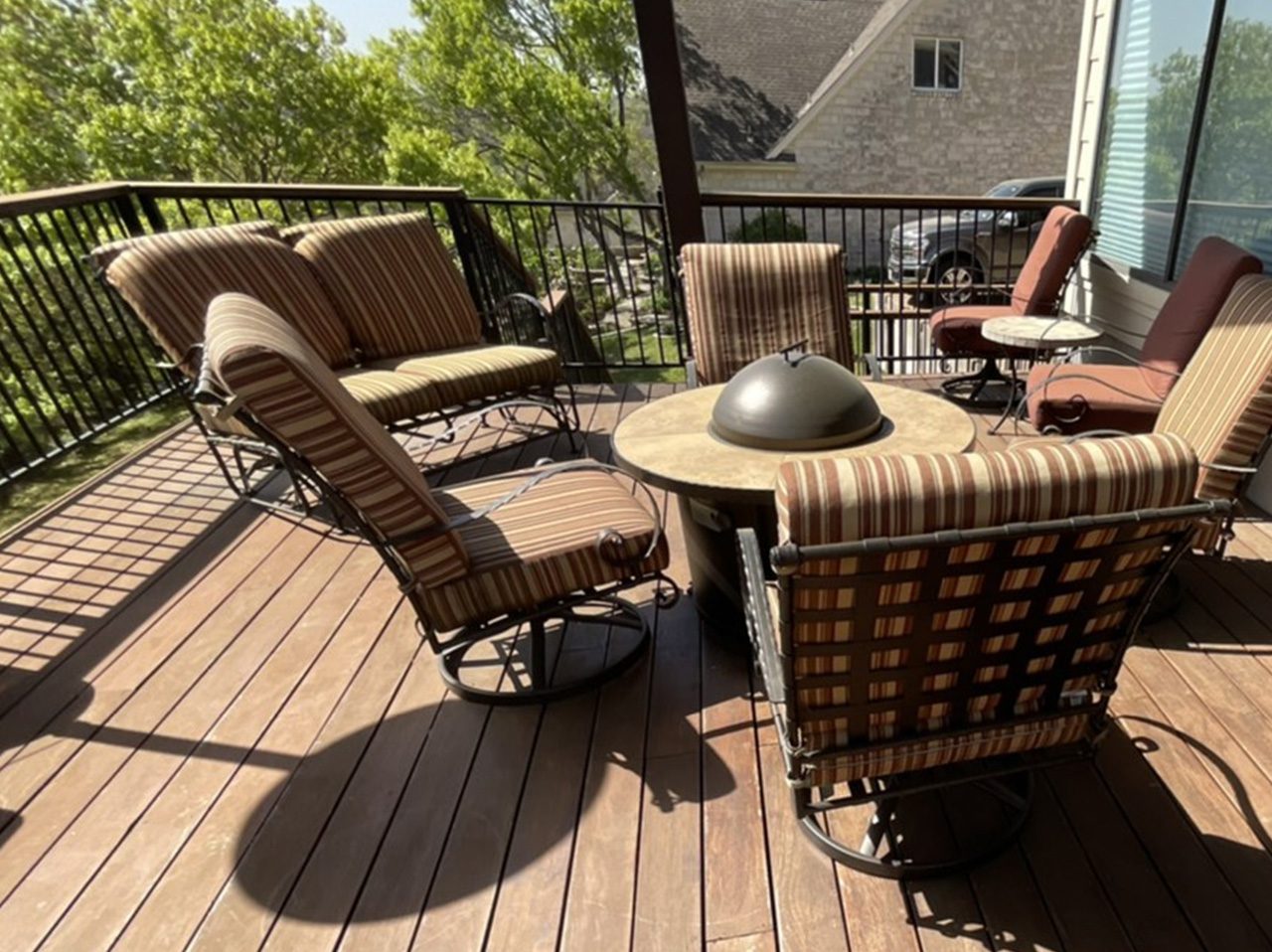 BEFORE ipe deck stained