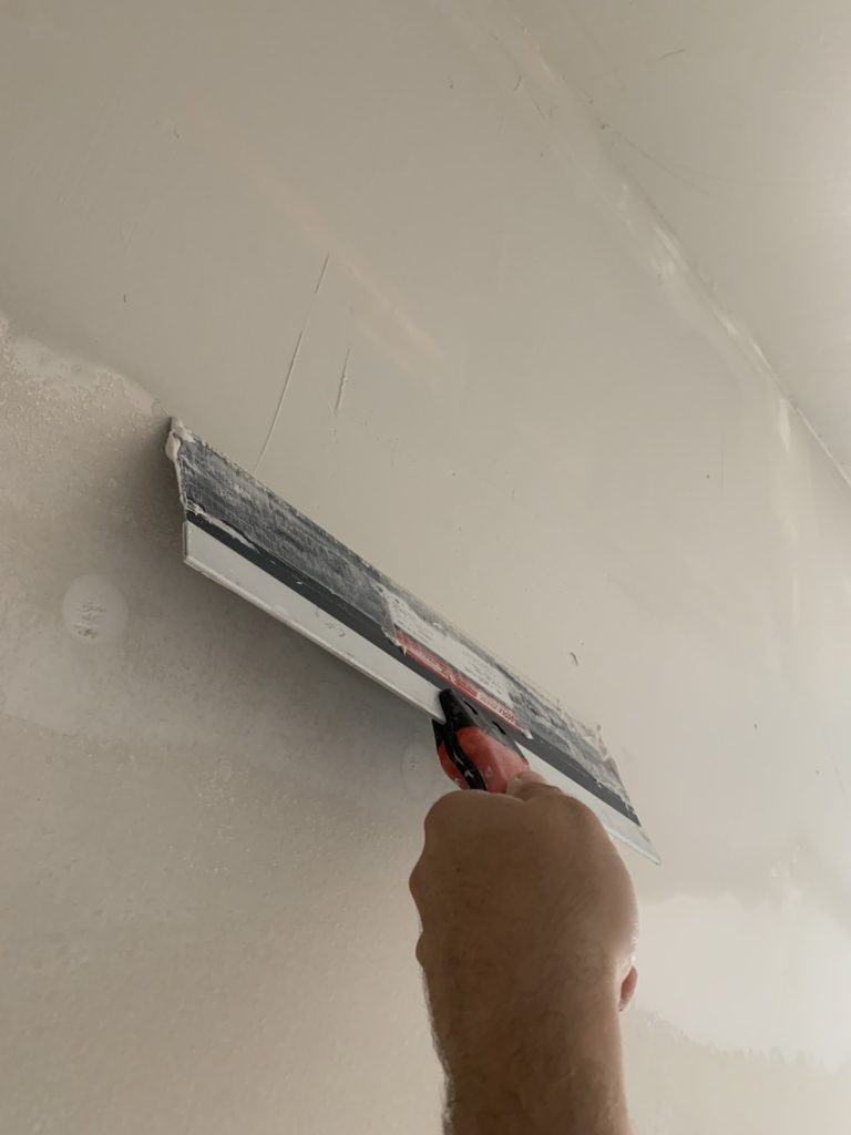 floating drywall with mud